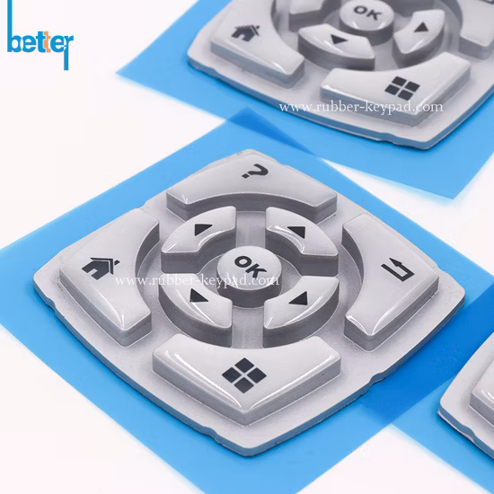 Custom Liquid Silicon LSR Keymat Button Pad Switch Silicone Rubber Button
