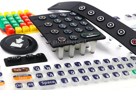 Custom Liquid Silicon LSR Keymat Button Pad Switch Silicone Rubber Button